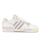adidas rivalry low Cloud White / Off White / Purple Tint   Material | Overkill