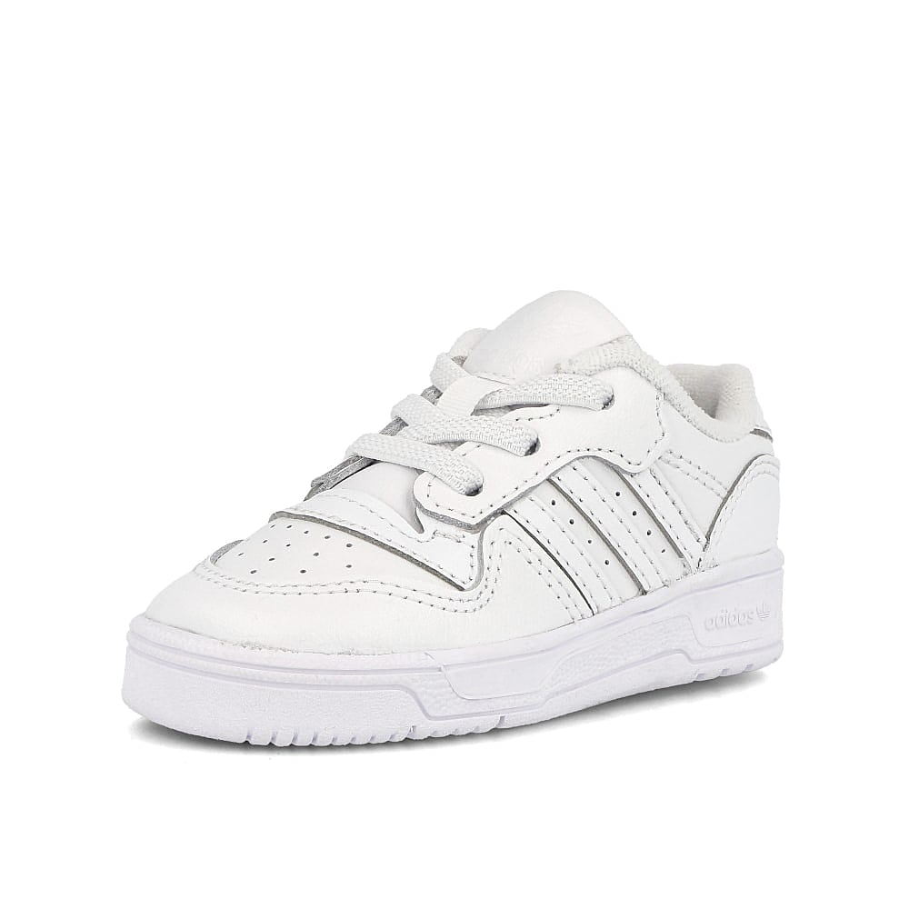 adidas rivalry low infants Running White-Running White-Core Black Sneakers  Close Up | Overkill