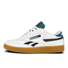 Reebok club c revenge mu White-Black-Teal Low Top Sneakers EF7855 | Overkill