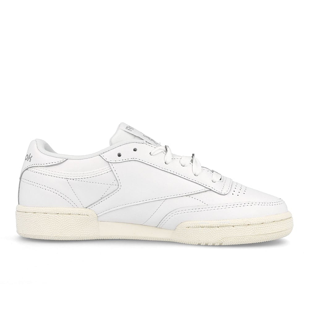 Reebok wmns club c 85 White-Silver Metallic-Grey Sneakers  Silhouette | Overkill