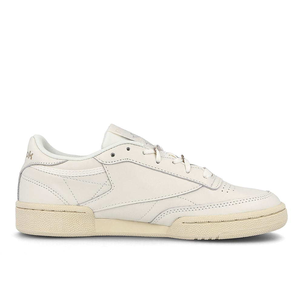 Reebok wmns club c 85 Chalk-Paper White-Pure Grey Sneakers  Silhouette | Overkill