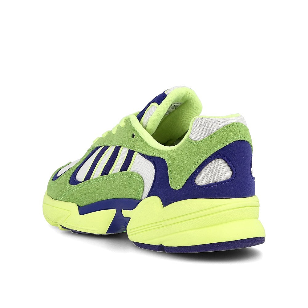 adidas yung-1 Solar Green-Real Purple S18-Hi-Res Yellow Sneakers  Material | Overkill