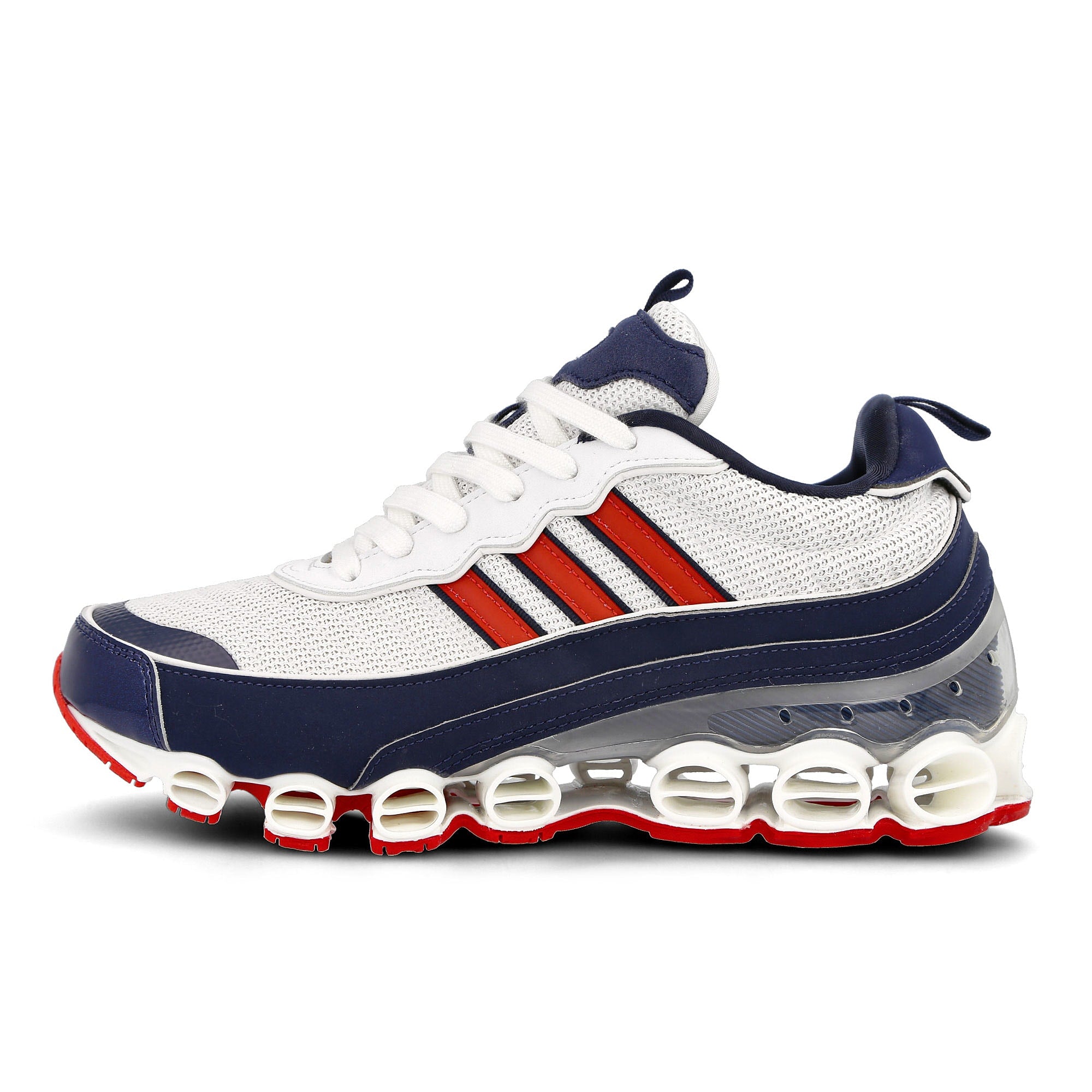 adidas microbounce t1 Running White / Scarlet / Collegiate Navy  EG5394 | Overkill