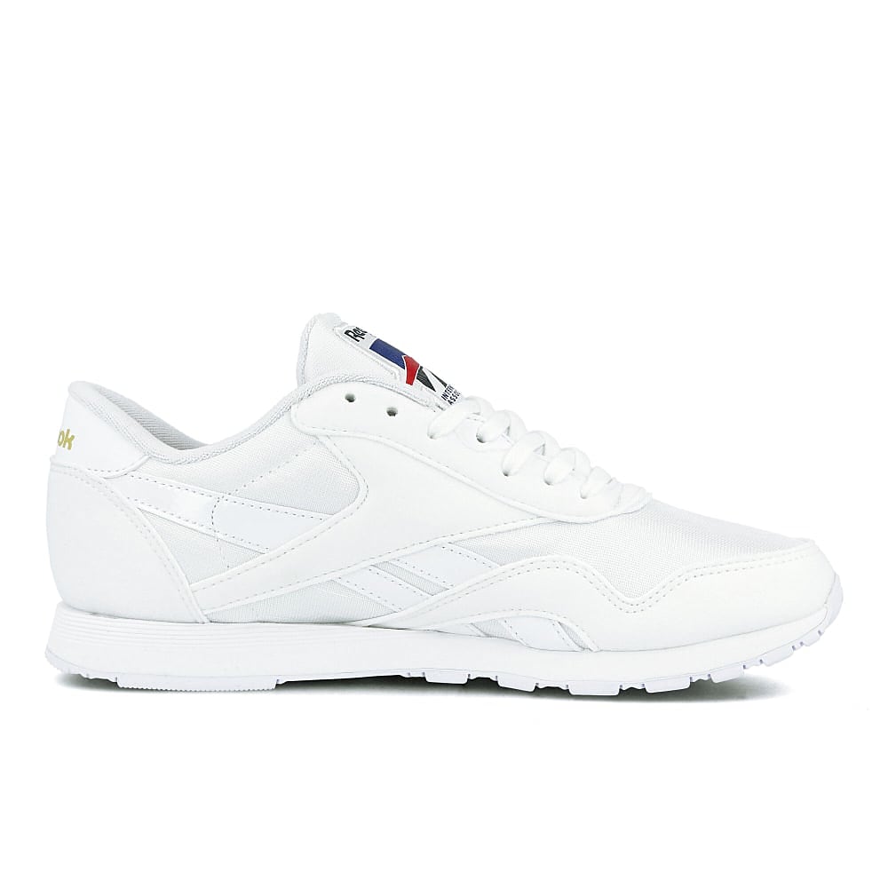 Reebok wmns classic nylon White / Radiant Red / Blue Blast   Material | Overkill
