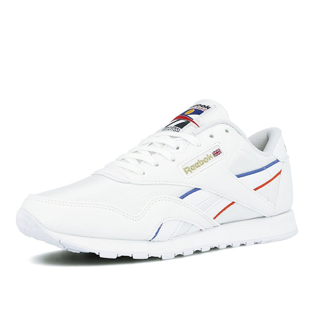 Reebok wmns classic nylon White / Radiant Red / Blue Blast  Detailfoto | Overkill