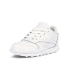 Reebok classic leather infants White-White-White Low Top Sneakers  Close Up | Overkill