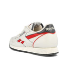 Reebok classic leather mu Chalk-Radiant Red-True Grey Low Top Sneakers  Material | Overkill