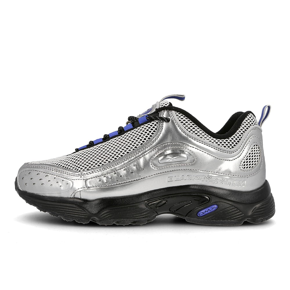 Reebok daytona dmx ii Black-Vital Blue-Silver Metallic Low Top Sneakers EG7752 | Overkill