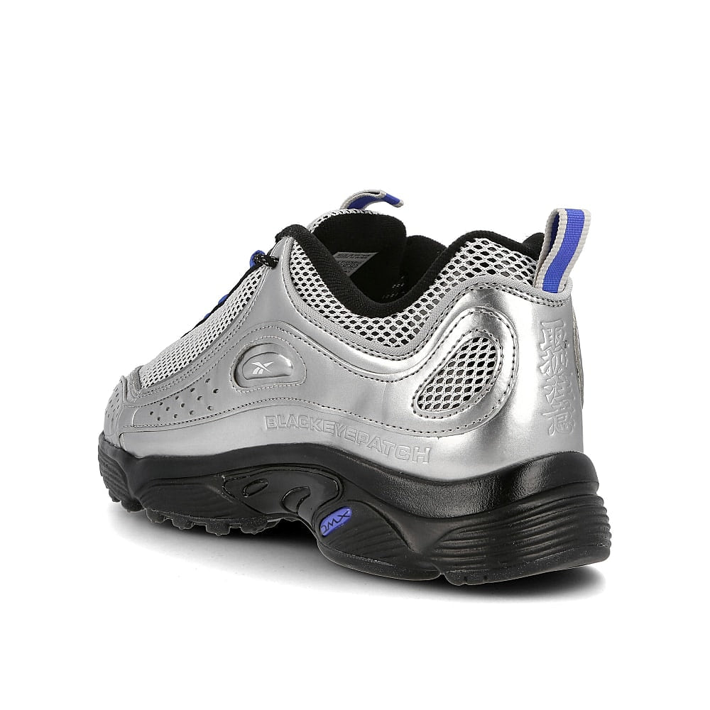 Reebok daytona dmx ii Black-Vital Blue-Silver Metallic Low Top Sneakers  Material | Overkill