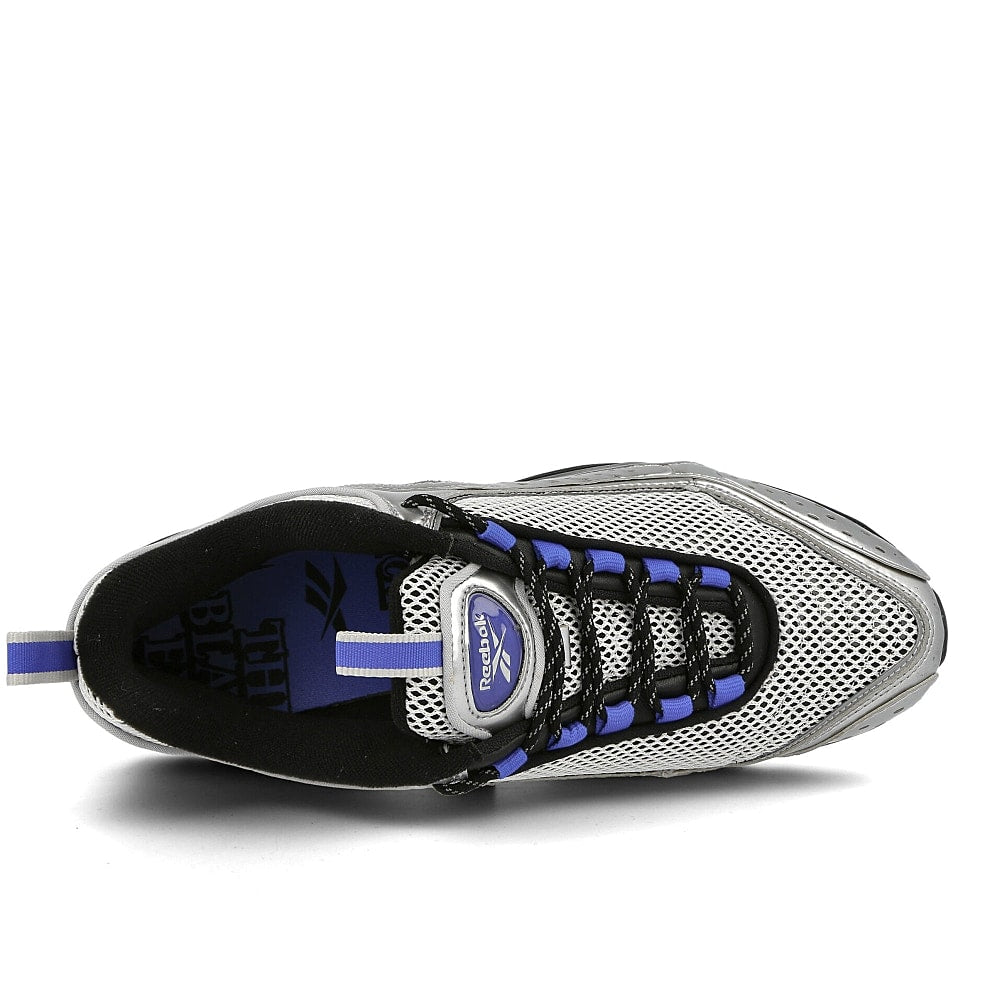 Reebok daytona dmx ii Black-Vital Blue-Silver Metallic Low Top Sneakers  Detailfoto | Overkill