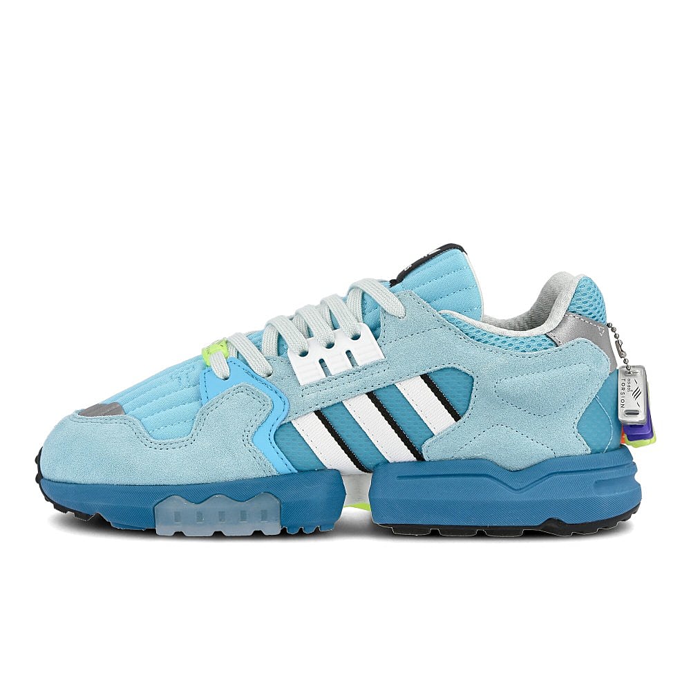adidas zx torsion Light Aqua-Running White-Clear Aqua Sneakers EG7964 | Overkill