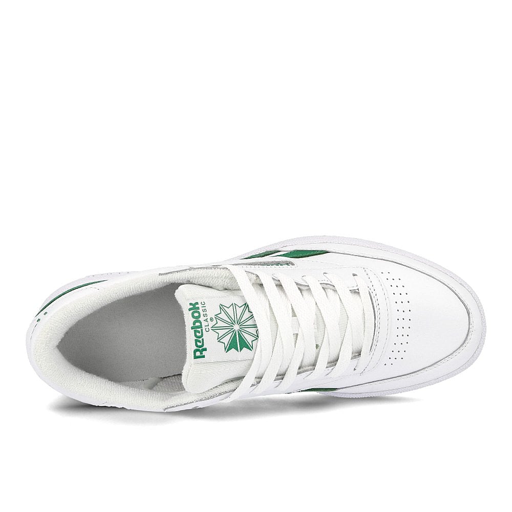 Reebok Club C Revenge MU White / Glen Green / None Low Top Sneakers  Detailfoto | Overkill