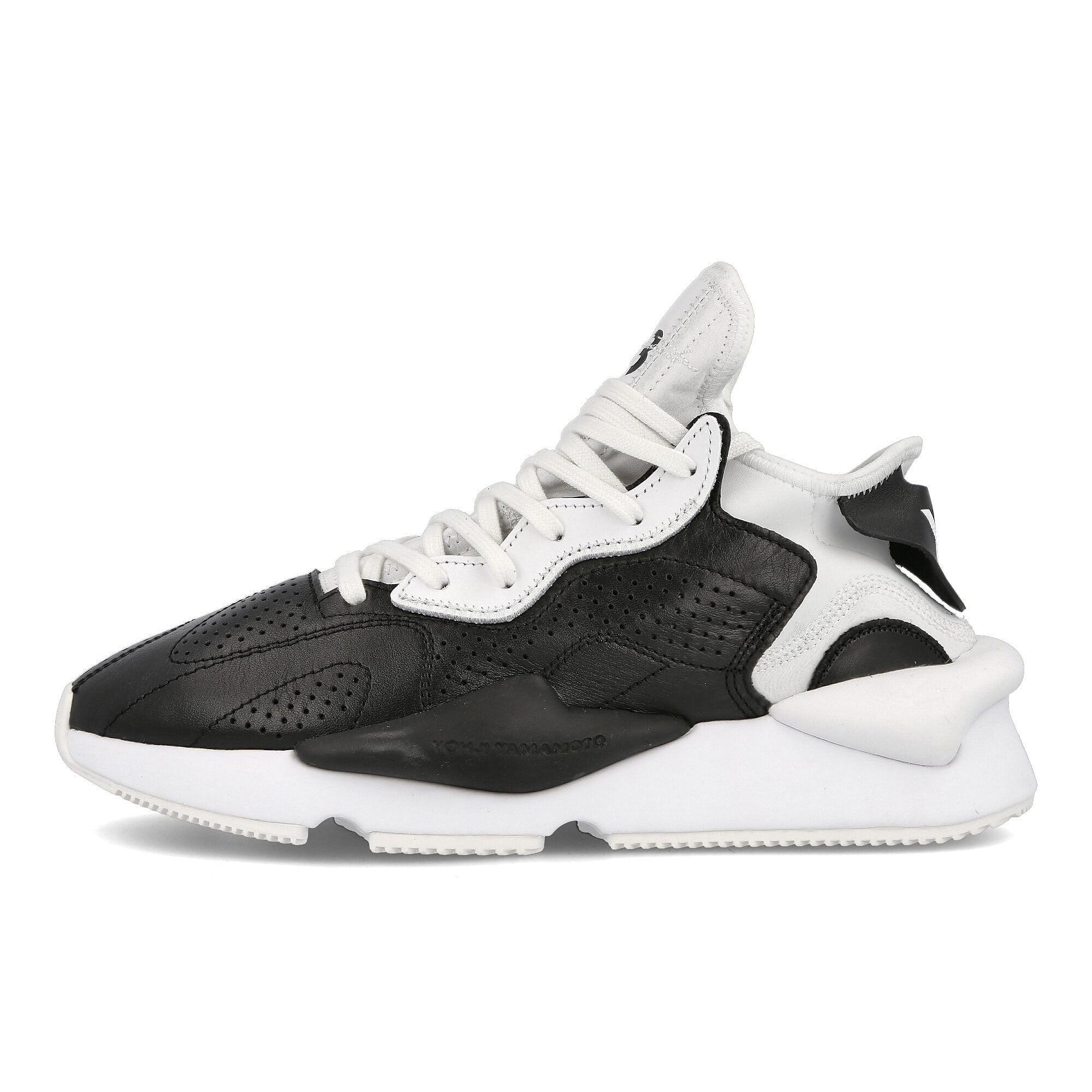 Y-3 kaiwa Black-Running White-Black Sneakers EH1398 | Overkill