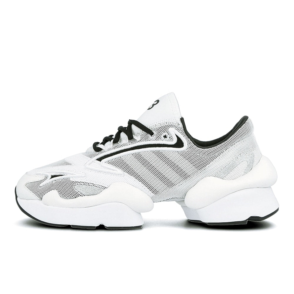Y-3 ren Running White-Black-Silver Metallic Sneakers EH1471 | Overkill