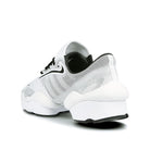 Y-3 ren Running White-Black-Silver Metallic Sneakers  Material | Overkill
