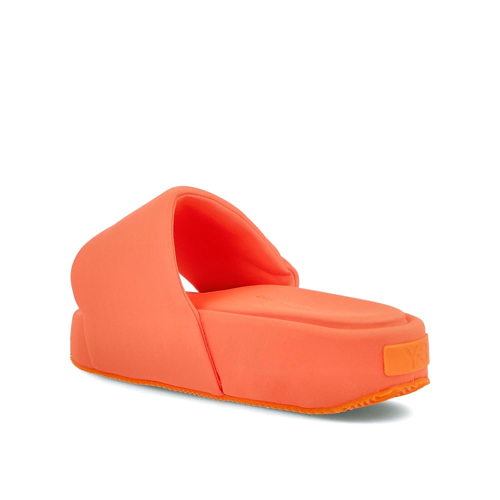 Y-3 slide Solar Orange-Solar Orange-Solar Orange Slides, Sandals & Slippers  Material | Overkill