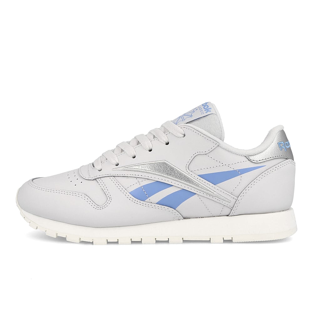 Reebok wmns classic leather Porcellan-Blue-Silver Metallic Sneakers EH1863 | Overkill