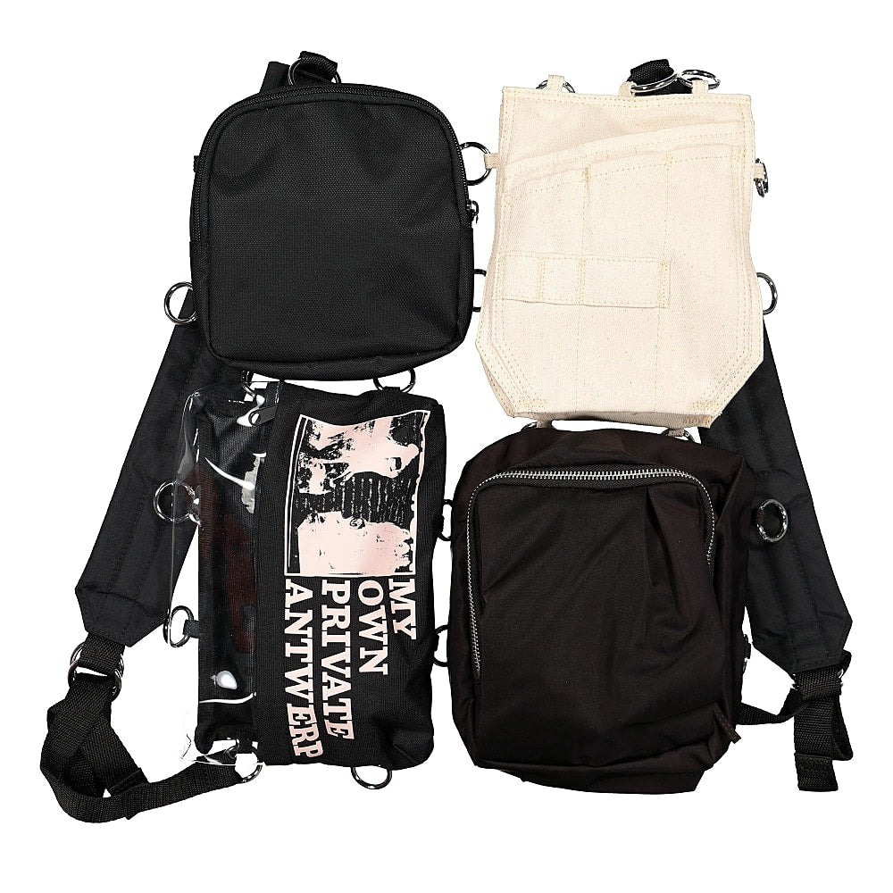 RAF SIMONS EAST PAK イーストパック バックパック バッグ Eastpak x Raf Simons Convertible 4 Pouches and Backpack Black