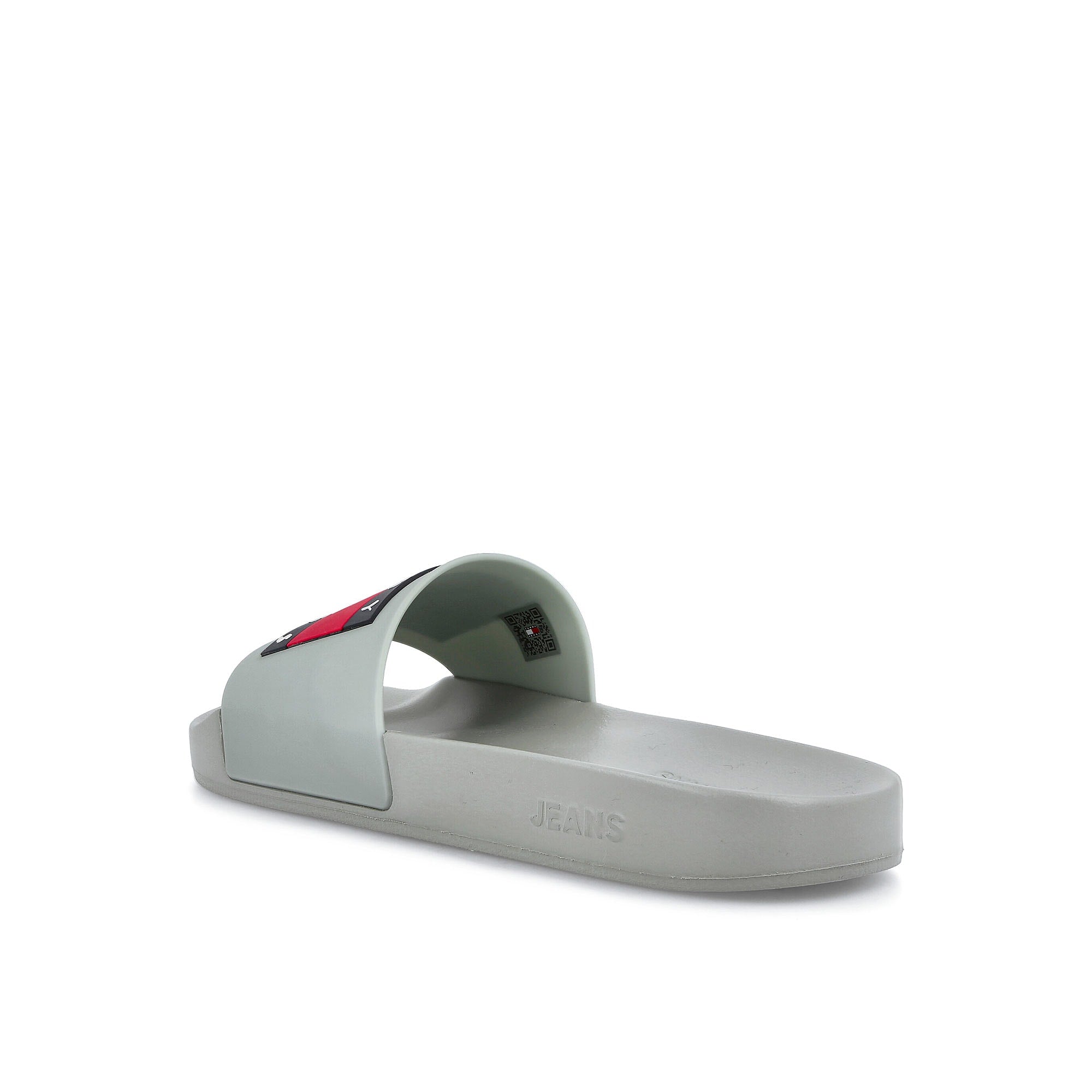 Tommy Jeans Flag Pool Slide Faded Willow  Close-up | Overkill