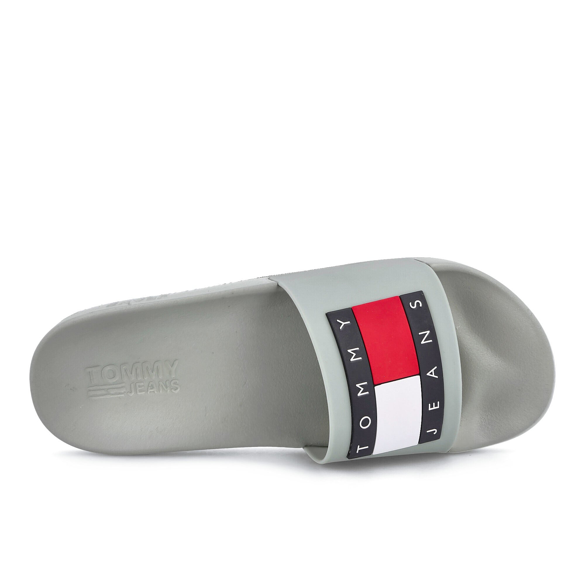 Tommy Jeans Flag Pool Slide Faded Willow  Detail view 1 | Overkill
