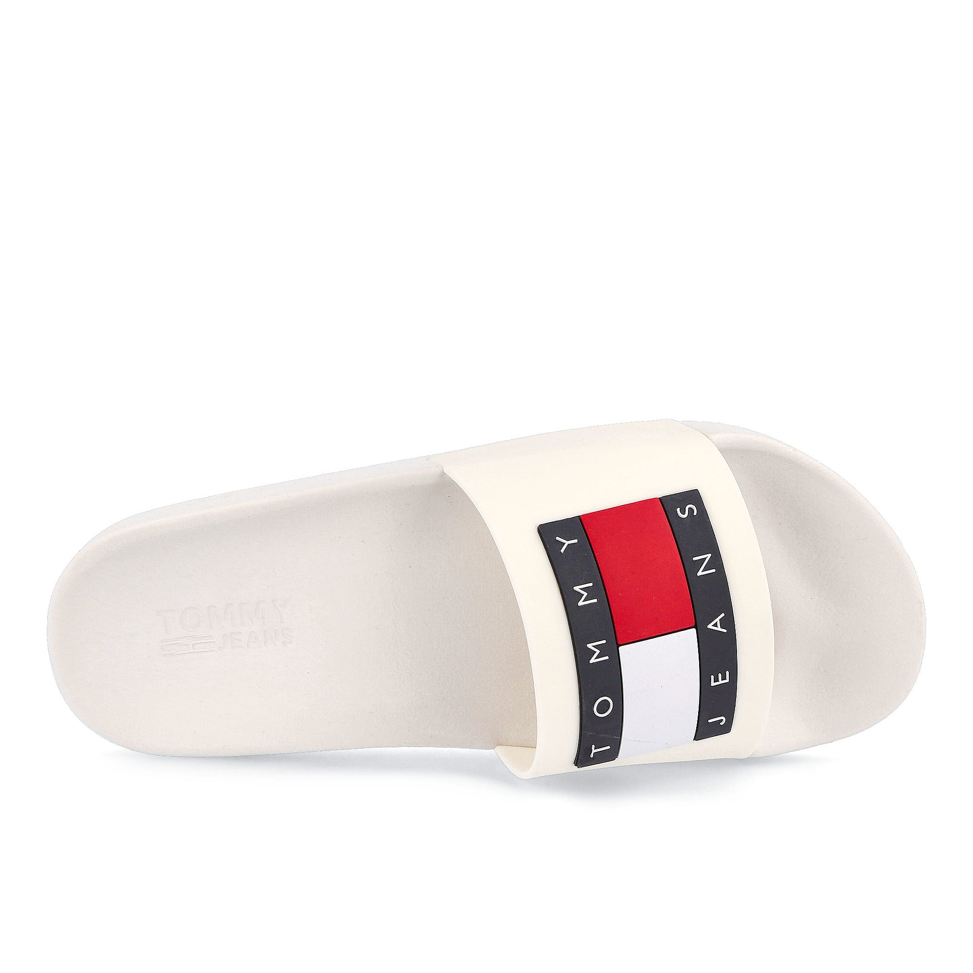 Tommy Jeans Flag Pool Slide Ecru  Detail view 1 | Overkill