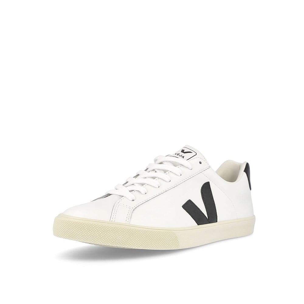 Veja wmns esplar logo leather Extra White / Black  Detailfoto | Overkill