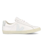 Veja wmns esplar logo leather Extra White / Menthol   Material | Overkill