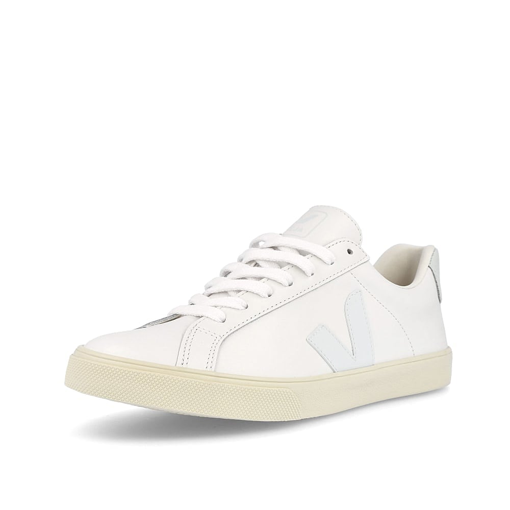 Veja wmns esplar logo leather Extra White / Menthol  Detailfoto | Overkill