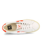 Veja wmns esplar logo leather Extra White / Orange Fluo  Detail view 1 | Overkill