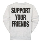 Chinatown Market Friends Crewneck Grey Sweatshirts Material | Overkill