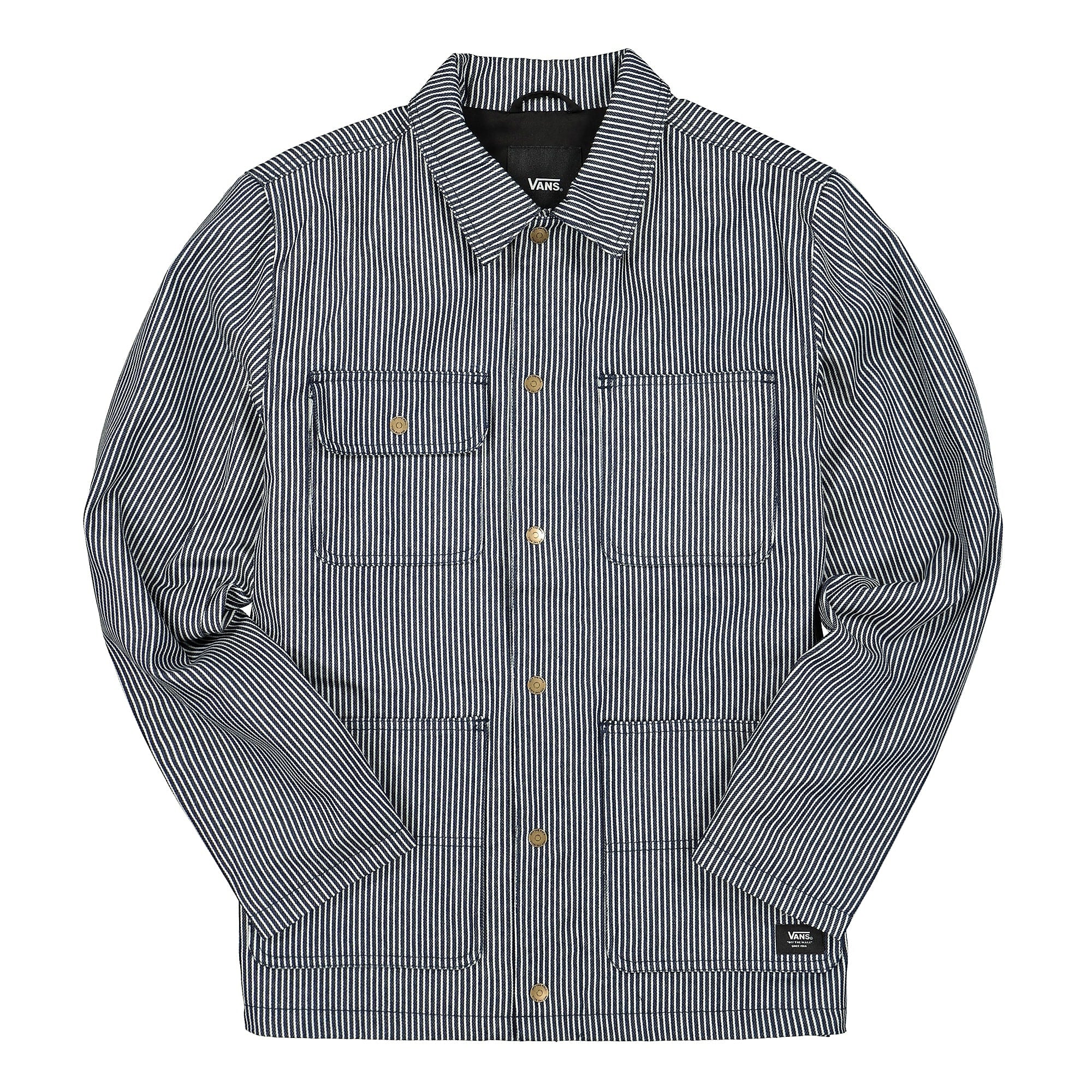 Vans Drill Chore Coat Hickory Stripe  Coats F2P7N1 | Overkill