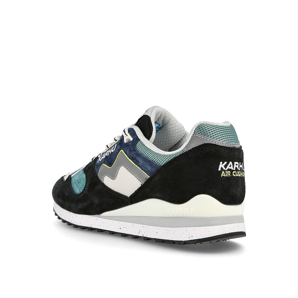 Karhu synchron classic Jet Black-Blue Wing Teal Sneakers  Material | Overkill