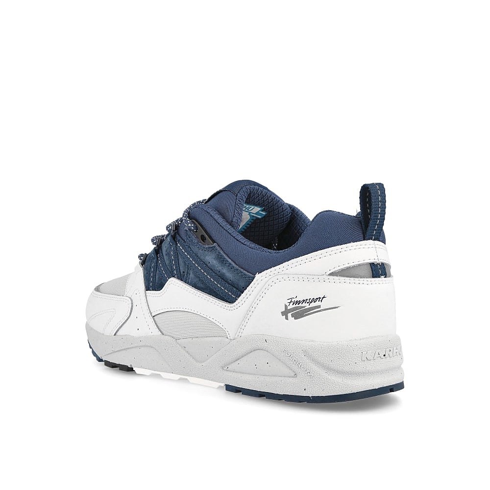 Karhu fusion 2.0 White-Blue Wing Teal Sneakers  Material | Overkill