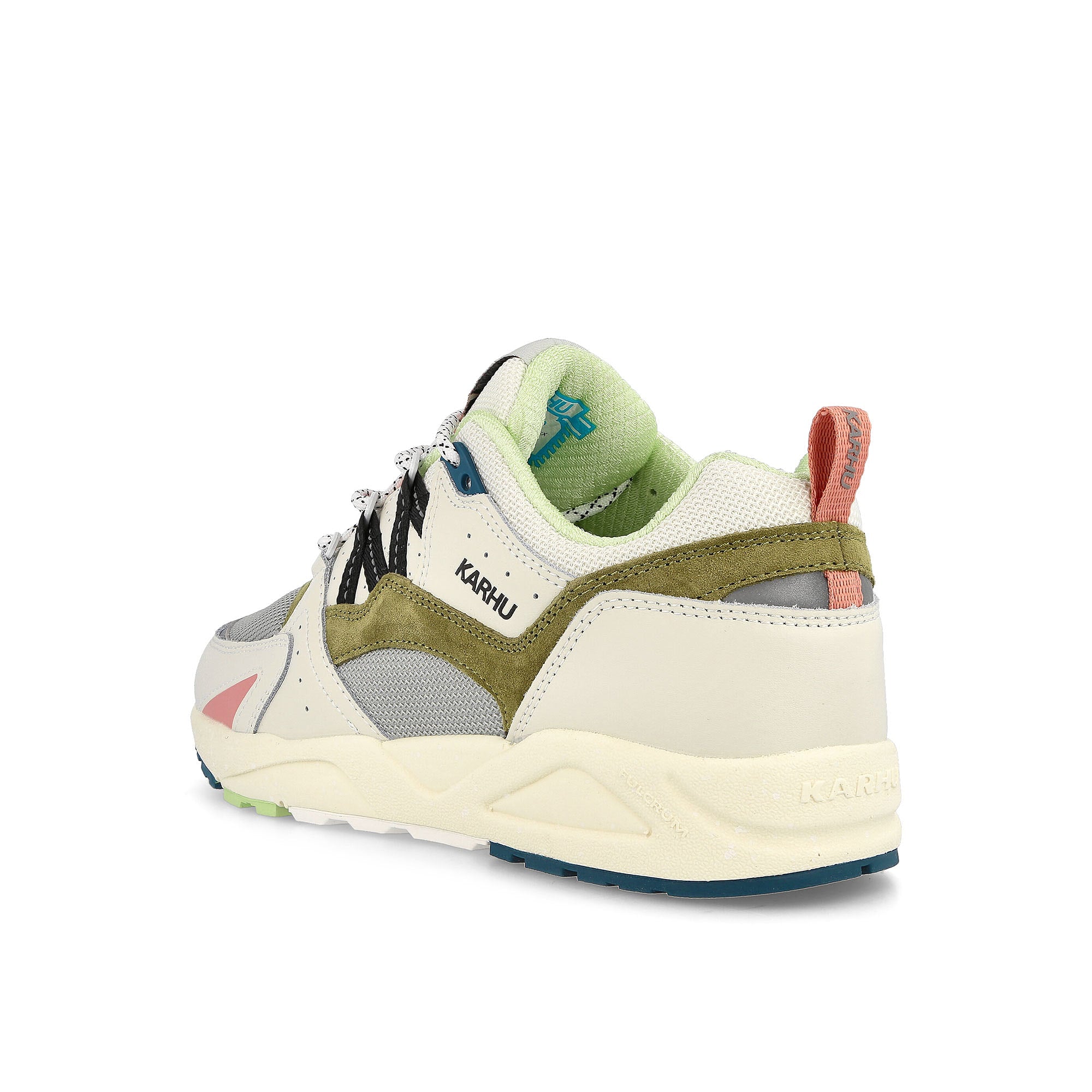 Karhu fusion 2.0 Lily White-Green Moss Sneakers  Material | Overkill