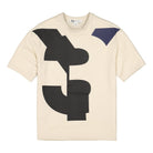 Y-3 Varsity Tee Ecru / Black / Yohji Blue T-Shirts FJ0334 | Overkill