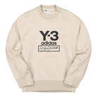 Y-3 Stacked Crew Sweater Ecru Sweatshirts FJ0433 | Overkill