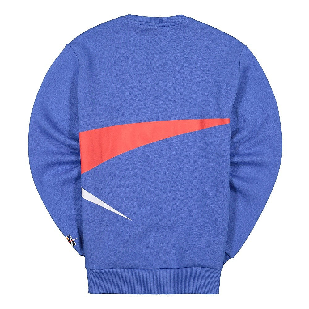 Reebok Classic International Sport Crew Sweat Blue Blast Sweatshirts Material | Overkill