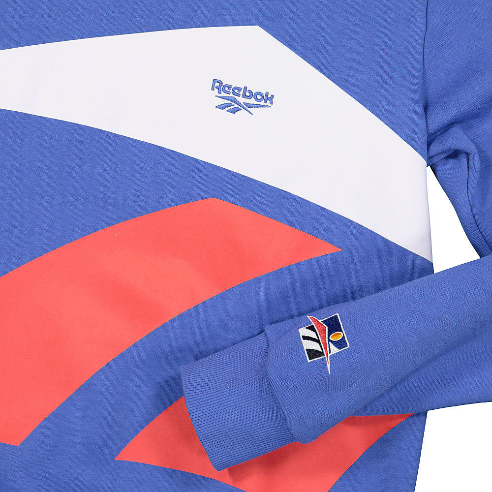 Reebok Classic International Sport Crew Sweat Blue Blast Sweatshirts Detailfoto | Overkill
