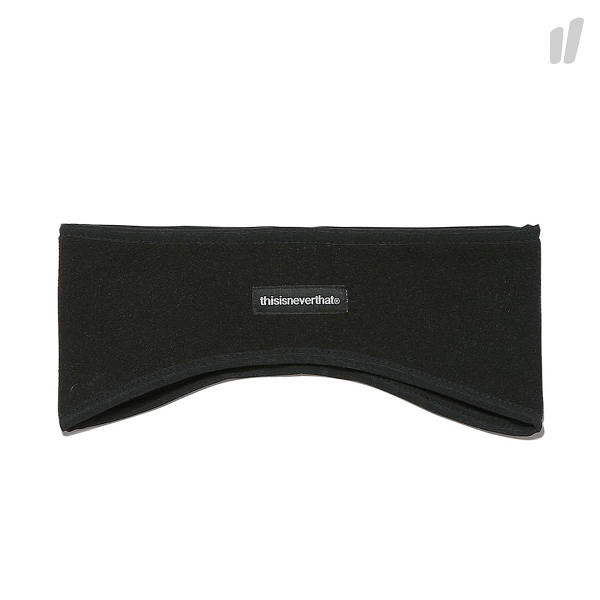 thisisneverthat Fleece Headband Black Headbands TN17FAC012BK | Overkill