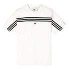 adidas 3 Stripe SS Tee White / Black T-Shirts FM1529 | Overkill