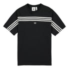 adidas 3 Stripe SS Tee Black / White T-Shirts FM1535 | Overkill