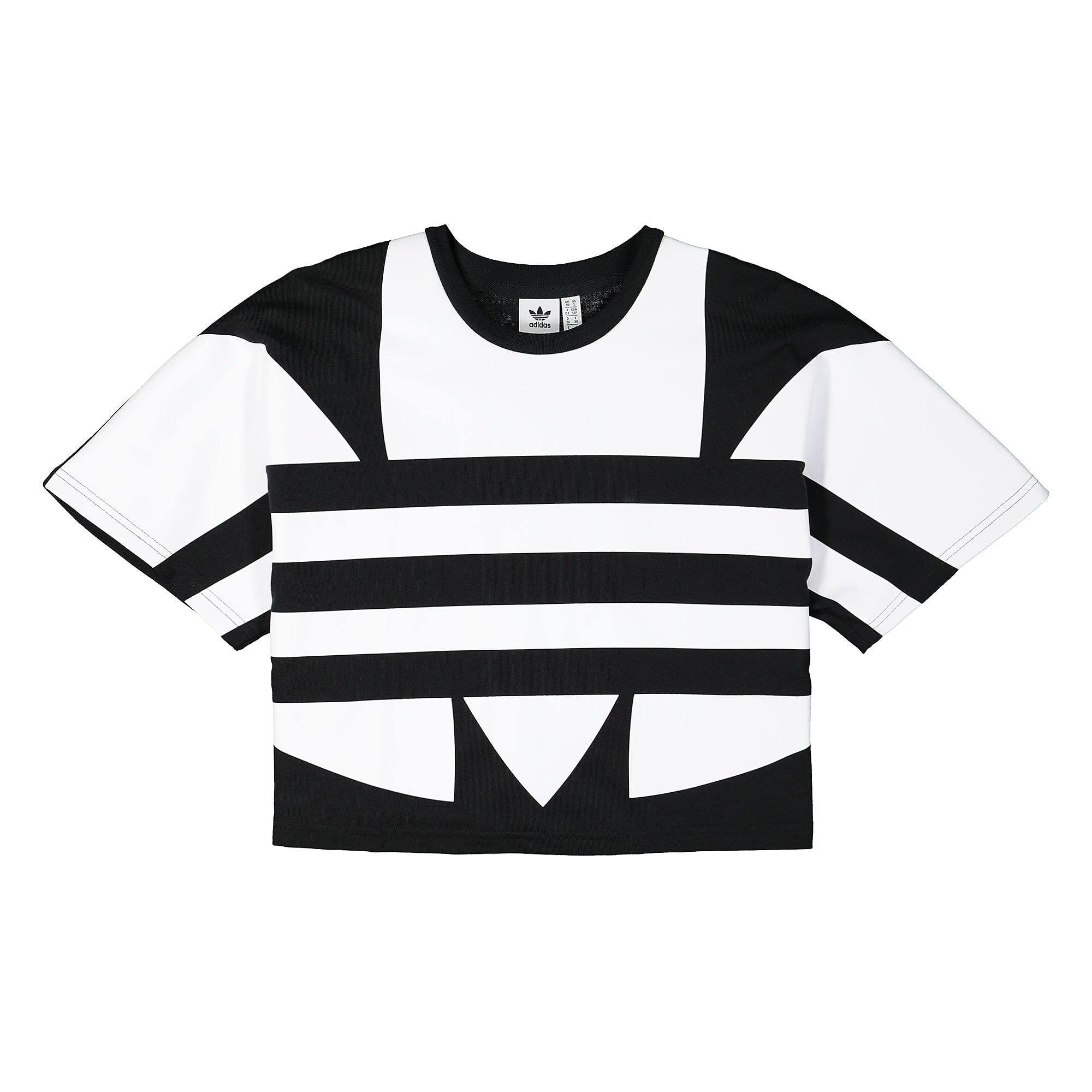 adidas Wmns LRG Logo Tee Black / White T-Shirts FM2562 | Overkill