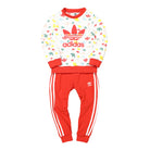 adidas Kids Crew Set White / Multicolor / Red Sweatshirts FM4946 | Overkill