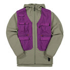 adidas Terrex Capsule 3In1 Stretch Jacket Legacy Green / Glory Purple Jackets FN0878 | Overkill