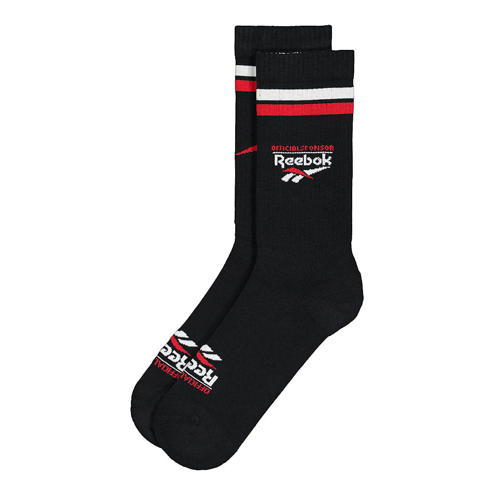 Reebok Classic Graphic International Association Crew Socks Black Socks Material | Overkill