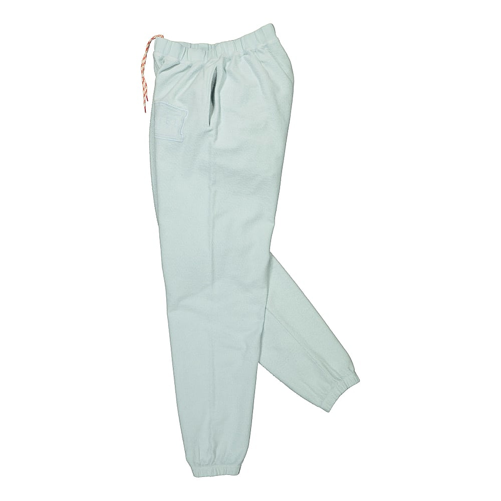 Aries Reverse Fleece Sweatpant Pale Blue Sweat & Track Pants Close-up | Overkill