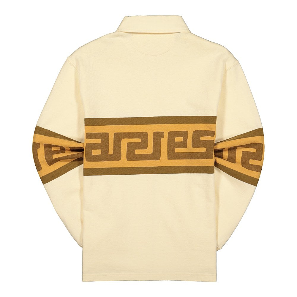Aries Meandros Rugby Shirt Beige Shirts Material | Overkill