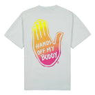 Aries Hands Off SS Tee Pale Blue T-Shirts Material | Overkill