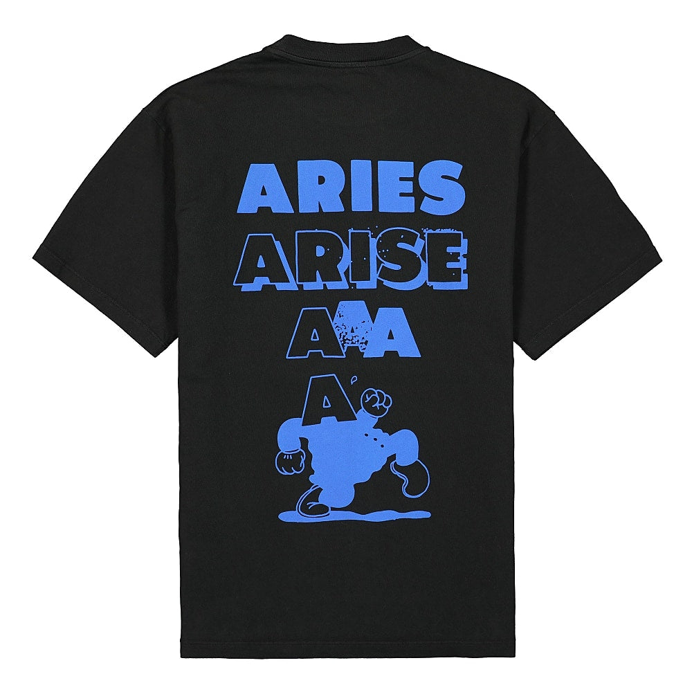 Aries Sad Planet SS Tee Black T-Shirts Material | Overkill