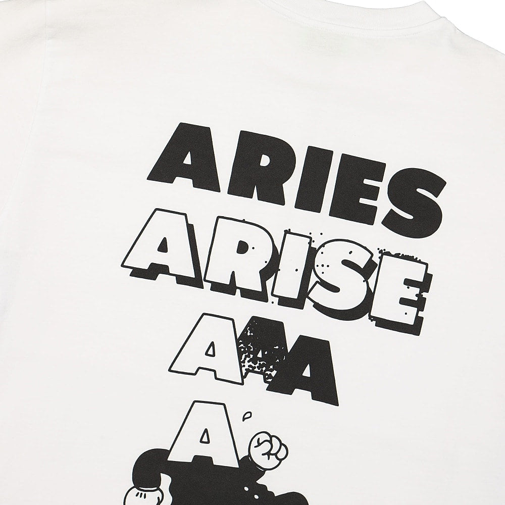 Aries Sad Planet SS Tee White T-Shirts Detailfoto | Overkill